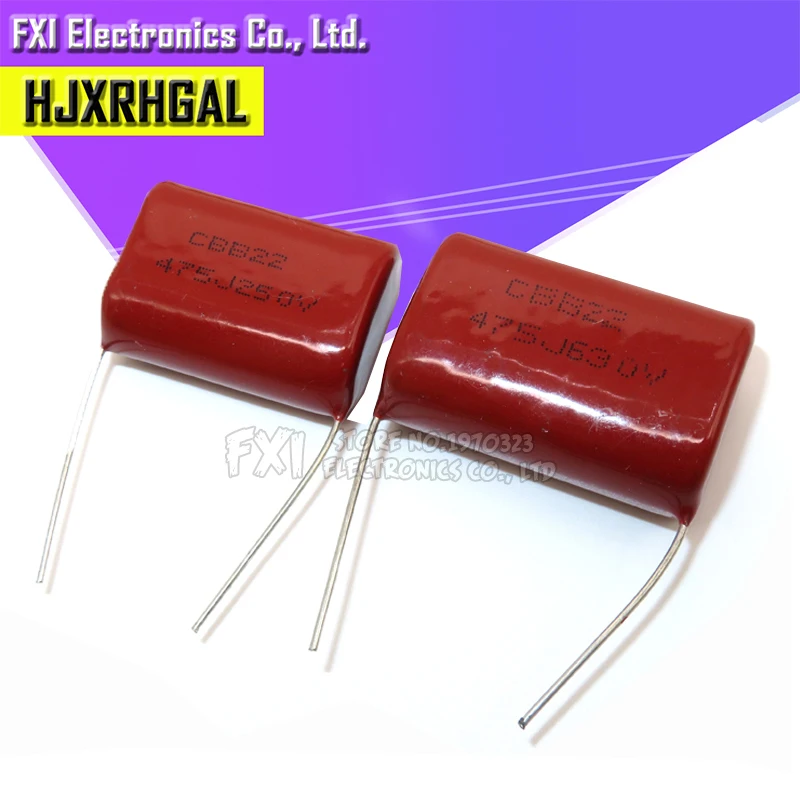 10 шт. 100V471J 2000V104J 250V225J 250V475J 400V104J 400V684J 450V225J 450V105J 630V223J CBB полипропиленовый пленочный конденсатор с алюминиевой крышкой, Новинка