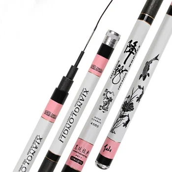 

3.6m 4.5m 5.4m 6.3m Carbon Fiber Ultra Light Hard Pole for Carp Fishing Rod Telescopic Freshwater Feeder Fishing Portable