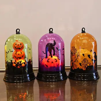 

Pumpkin Light Halloween LED Pumpkin Lamp Bat Kids Garden Creative Hanging Lantern Home Decor Witch Romantic Party