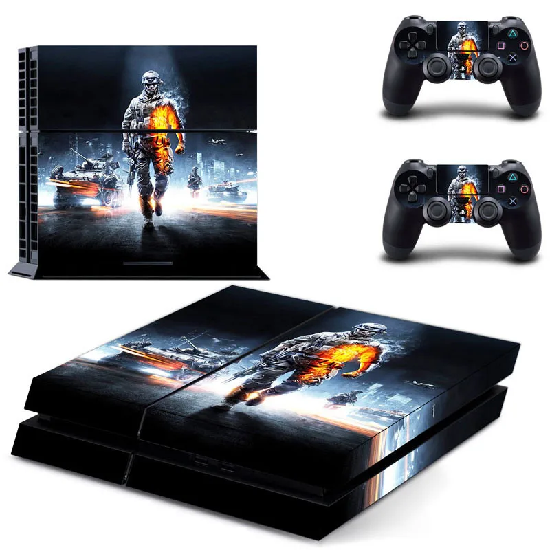 PS 4 наклейка s Battlefield 3 PS4 наклейка Play station 4 виниловые наклейки для кожи Pegatinas для консоли playstation 4 и 2 контроллера - Цвет: GCTM0335