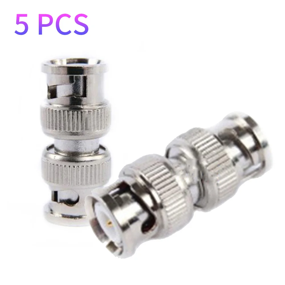 

5PCS BNC Connector Adapter RF Convertor Male To Bnc Male Coupler for RG59 CCTV Camera Security Video Surveillance System
