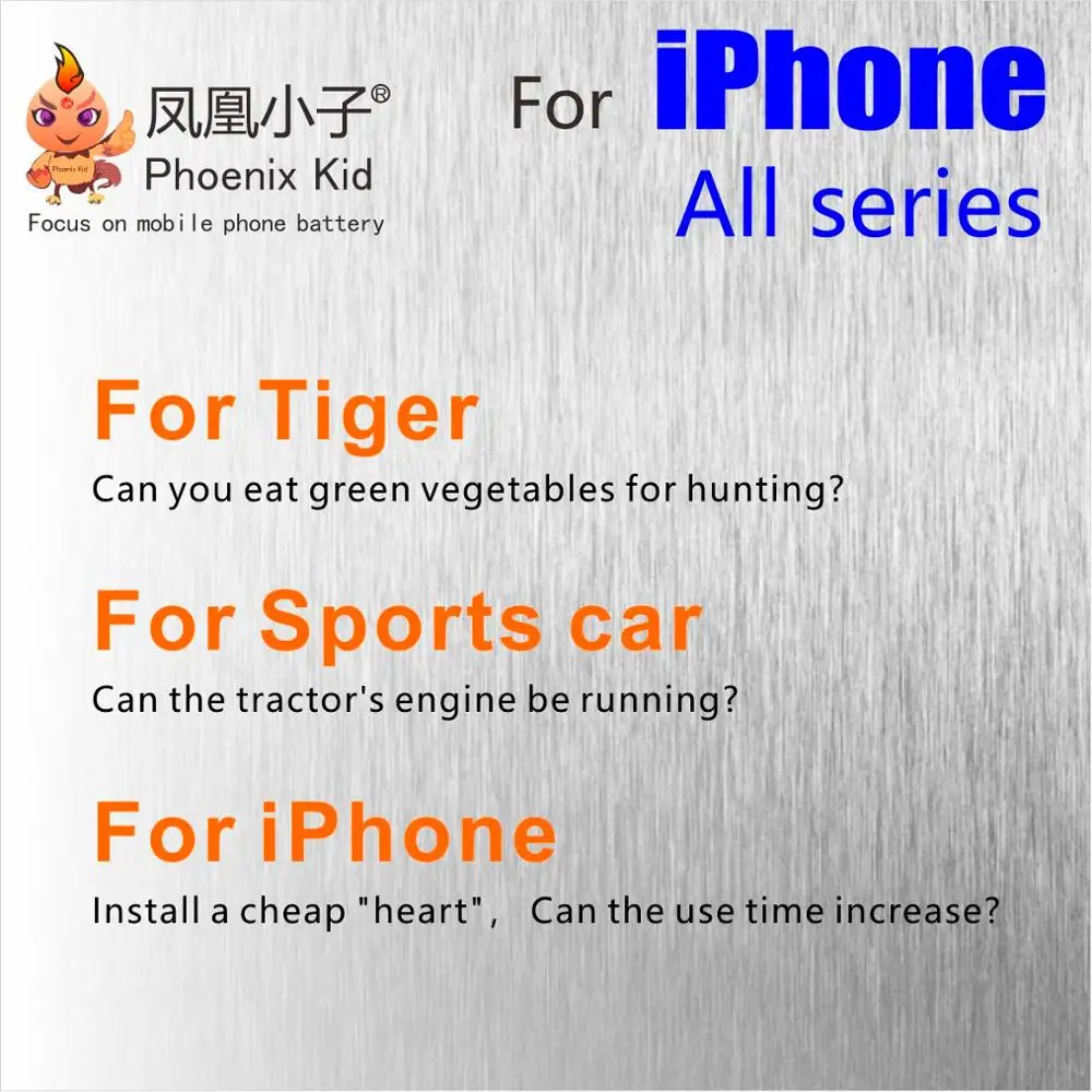 Phoenix Kid для iphone 5G 6G 5 6 6s аккумулятор настоящий 1440mah Сменный аккумулятор 7G 8G 7 8 plus с ремонтным набором инструментов
