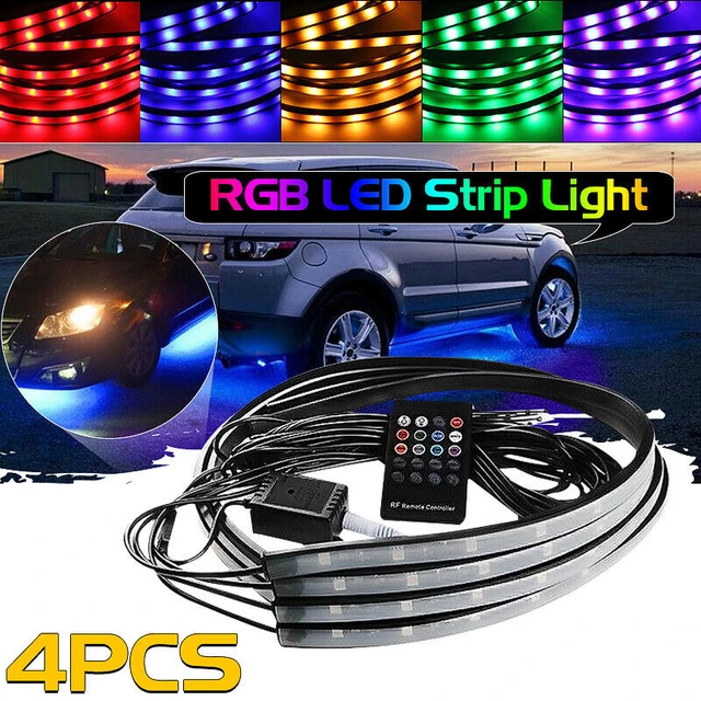 RGB LED Streifen unter dem Auto Rohr unter leuchtenden Neon Licht Kit