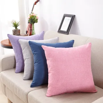 

pillow case Simple Fashion Throw Pillow Cases Home 40*40cm Linen cotton Super cashmere living room pillow case free delivery D5