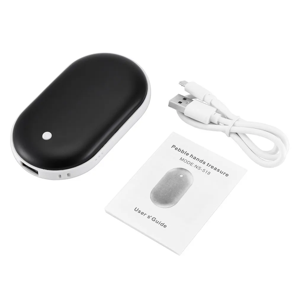 Многофункциональная Зарядка сокровище булыжник Usb ручная грелка Мини