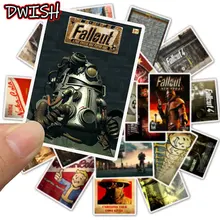 Legal à prova dfallout água jogo fallout 4 graffiti adesivos de skate mala guitarra portátil motocicleta crianças engraçado adesivo crianças brinquedos(China)