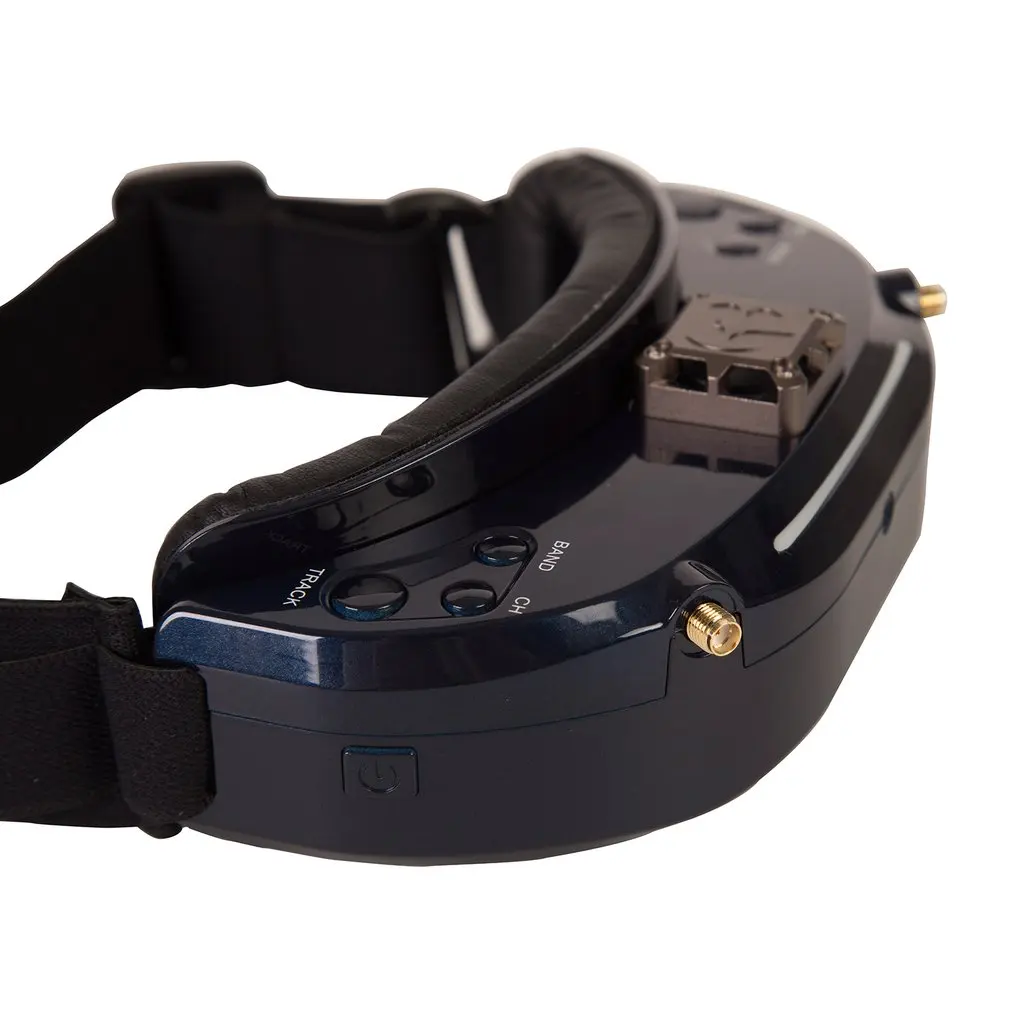 5,8 ГГц 48CH разнообразие FPV очки поддержка HDMI головы отслеживания с вентилятором DVR фронтальная камера для радиоуправляемого дрона