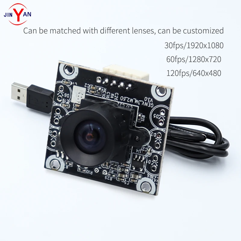 

1080P 2 million hardware pixel 100 degree distortion-free camera module USB2.0 free drive Support OTG UVC Mini 2MP webcamera module