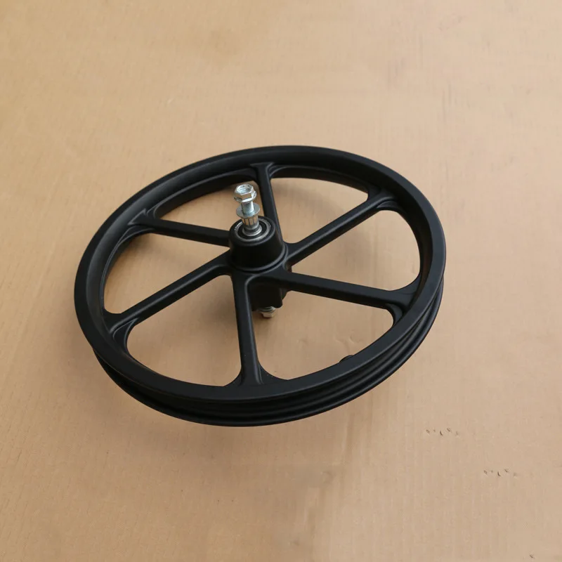 

16-inch Bicycle One-piece Aluminum Wheels One-piece Aluminum Alloy Wheel Hub Disc Brakes Front Wheel