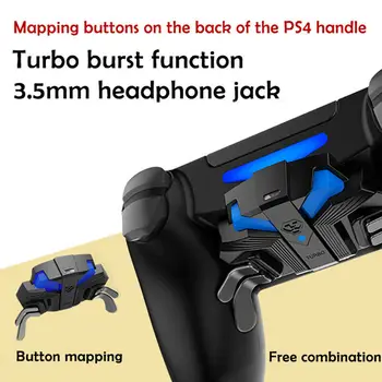 

Gamepad Controller Adapter With Mapping Keys For PS4 Slim/ Pro Game Controller With MODS&Paddles Turbo For Sony PlayStation4