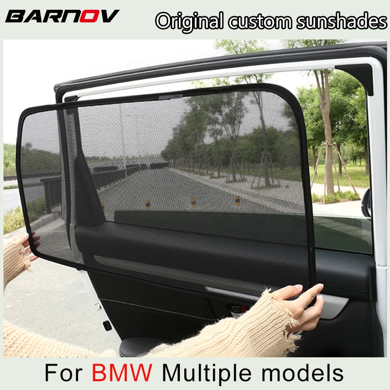

BARNOV Car Special Curtain Window SunShades Mesh Shade Blind Original Custom For BMW E87 F20 E30 E46 G12 G01 6GT I8 M6