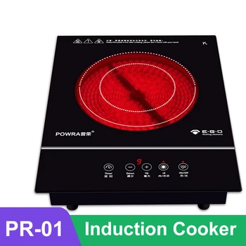 

High-power Stove HouseholdInduction cooker Stainless Steel Commercial Cooktop Burner Waterproof 110/220V 2200W-3500W