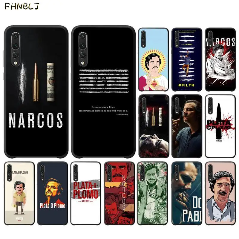 FHNBLJ нарко сериалов Pablo escobar высокой печати чехол для телефона huawei p10 lite p20 P40 pro p30