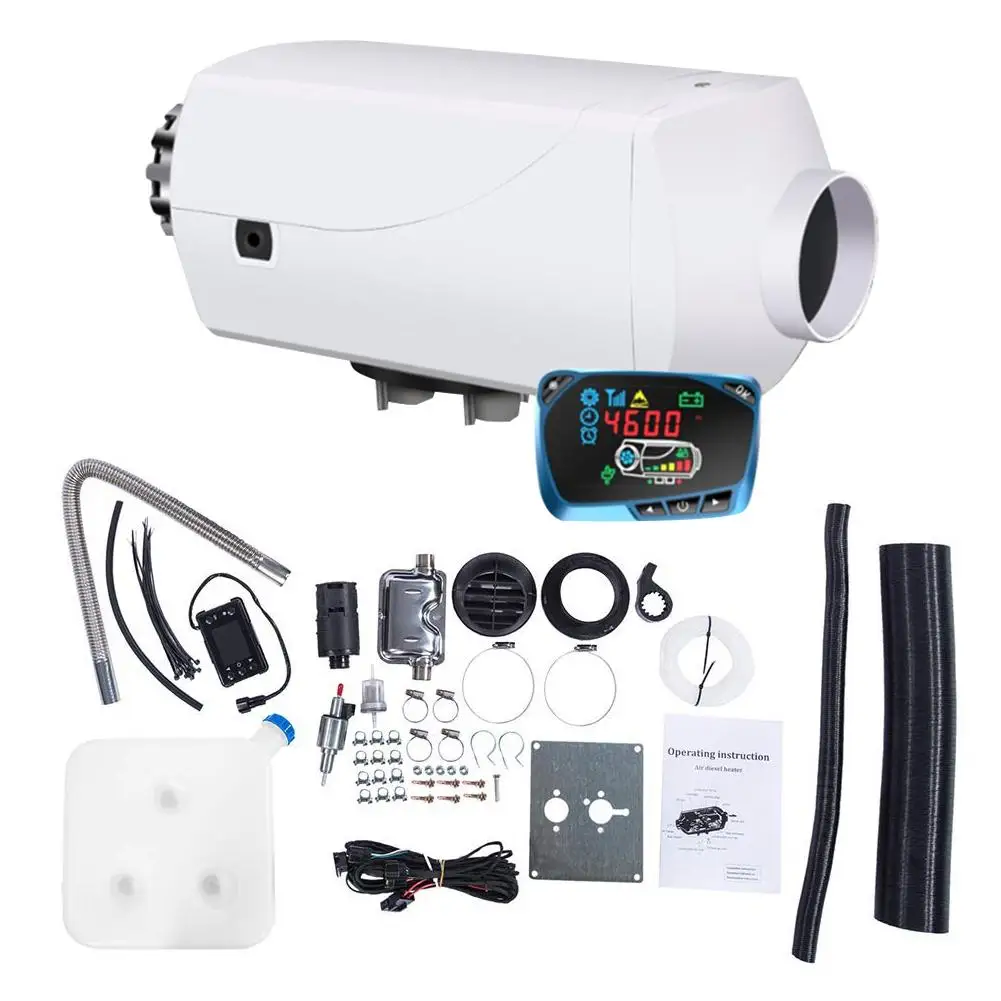 

Firewood Parking Heater LCD Screen 24v12v One Machine Truck Car Load Air Diesel Heater Planar Stationary Heater