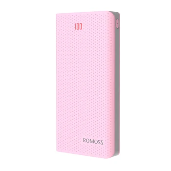 

Original ROMOSS 20000mAh USB Port Sense 6 LED Power Bank Portable USB Charger Fast Charging LED for Mobile Smart Phones