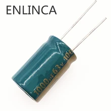 4 шт./лот H086 с алюминиевой крышкой, 63В 1000 мкФ алюминиевый электролитический конденсатор с алюминиевой крышкой, размер 16*25 1000 мкФ 20