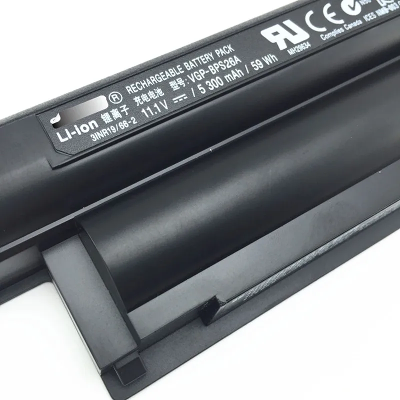 10,8 V 59Wh OEM подлинное VGP-BPS26 VGP-BPS26A VGP-BPL26 Батарея для SONY VAIO CA сертификатом от сертификационной Опора качения серии EG