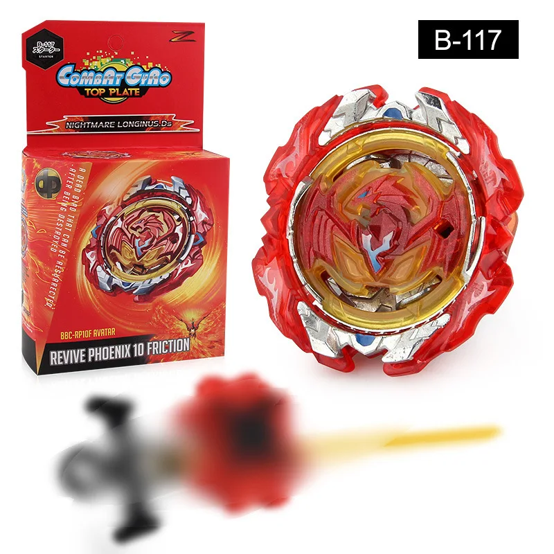 Игрушка с гироскопом B-117 Ultra-Z Phoenix, сплав, битва бейблэйд, Спиннер с двусторонним передатчиком