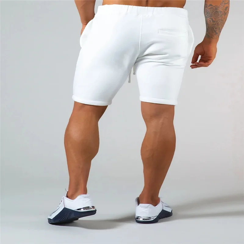 casual shorts for men Summer New Gym Sports Casual Cotton Black Shorts Running Slim Sports Shorts Men's Street Fashion Bodybuilding Training Shorts casual shorts for men