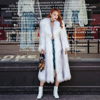 

Real Fur Coat Women Real Fox Fur Winter Coat Women Korean Fashion Long Coat for Women Clothes 2020 Manteau Femme YY893