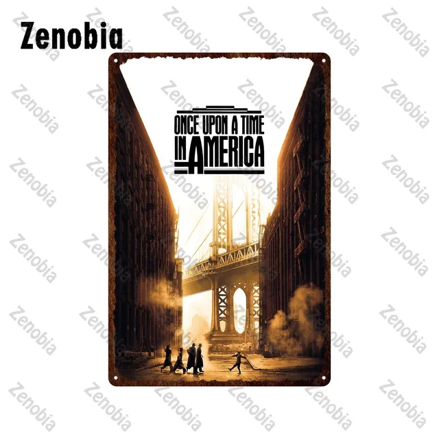 Movie Metal Sign Once Upon Time In America Goodfellas Scarface Vintage Plaque Wall Stickers Decorative Tin Plate Metal Posters 2