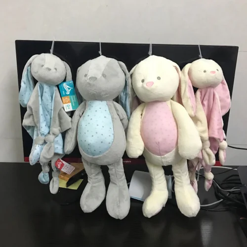 

Newborn baby rabbit plush rabbit comforter doll Carousel