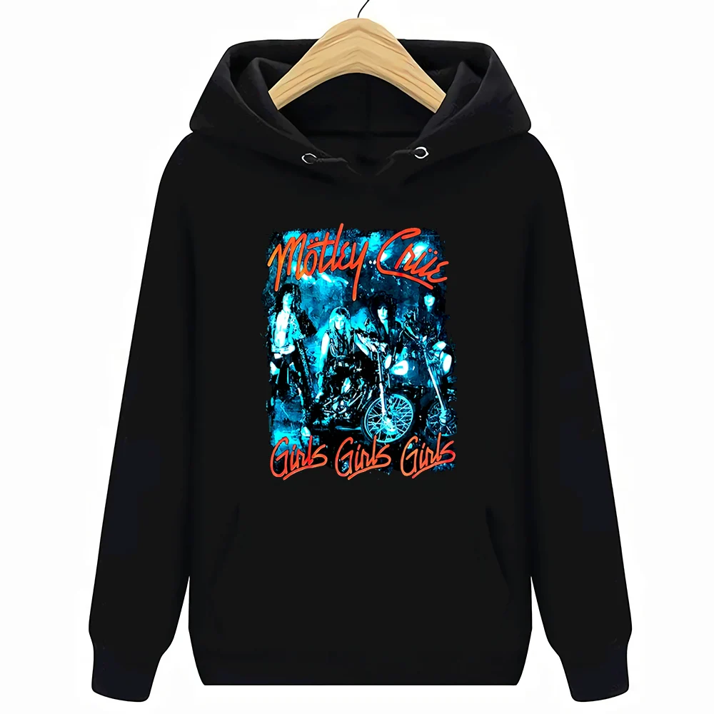 Motley Crue/толстовки с капюшоном для девочек, свитшоты для девочек, S-3XL, новинка