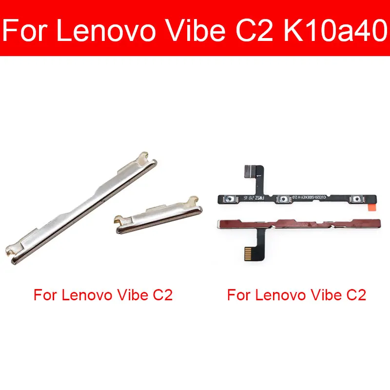 

Гибкий кабель питания и громкости для Lenovo Vibe C2 K10a40 кнопка включения и кнопка регулировки громкости шлейф ленты запасные части