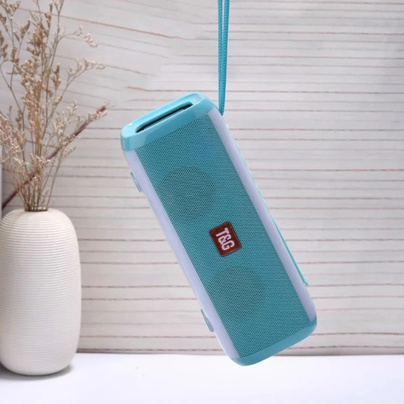 Мини беспроводной Bluetooth динамик стерео бас Настольный портативный красочные