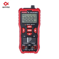QHTITEC TM-UA168 Digital Multimeter Auto Range Tester Meter AC DC Voltage Multimetro True RMS NVC Non-contact Ammeter With Diode