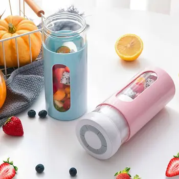 

Mini Portable Juice Blender Machine Stand Mixer Bottle Electric Juicer Cup USB Rechargeable