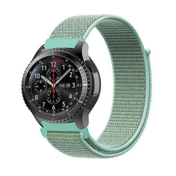 Galaxy watch 46 мм ремешок для samsung gear S3 Frontier 42 мм active 2 huawei watch gt ремешок amazfit bip нейлон 22 мм ремешок для часов 44 40 - Цвет ремешка: spearmint 31