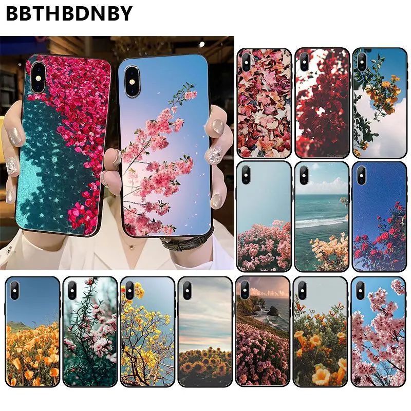 Чехол для телефона цветочный чехол iPhone 11 pro XS MAX 8 7 6 6S Plus X 5 5S SE XR |