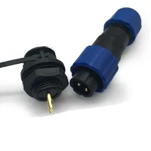 Водонепроницаемый Кабельный разъем Мужской Женский Разъем 2/3/4/5/6/7/8/9 контактов Панель крепление авиационная вставка SP16 SD16