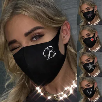 

Reusable Face Mask Fashion Washable Mascarilla Women Reusable Outdoor Drill Breathable Fashion Ice Cotton Windproof Mask #GM