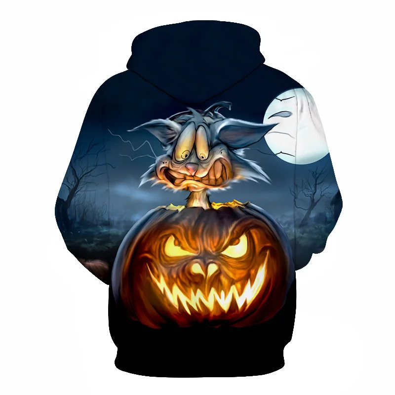 BZPOVB jack skellington Jack Sally 3d harajuku hoodies Sweatshirt Winter Nightmare Before Christmas Halloween streetwear