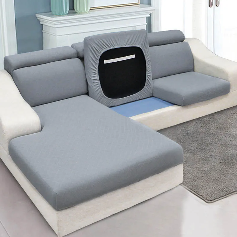 1pcs Sofa Cushion Cover for Living Room Couch Knitted Elastic Slipcover Washable Stretch Case 1/2/3 Seater | Дом и сад