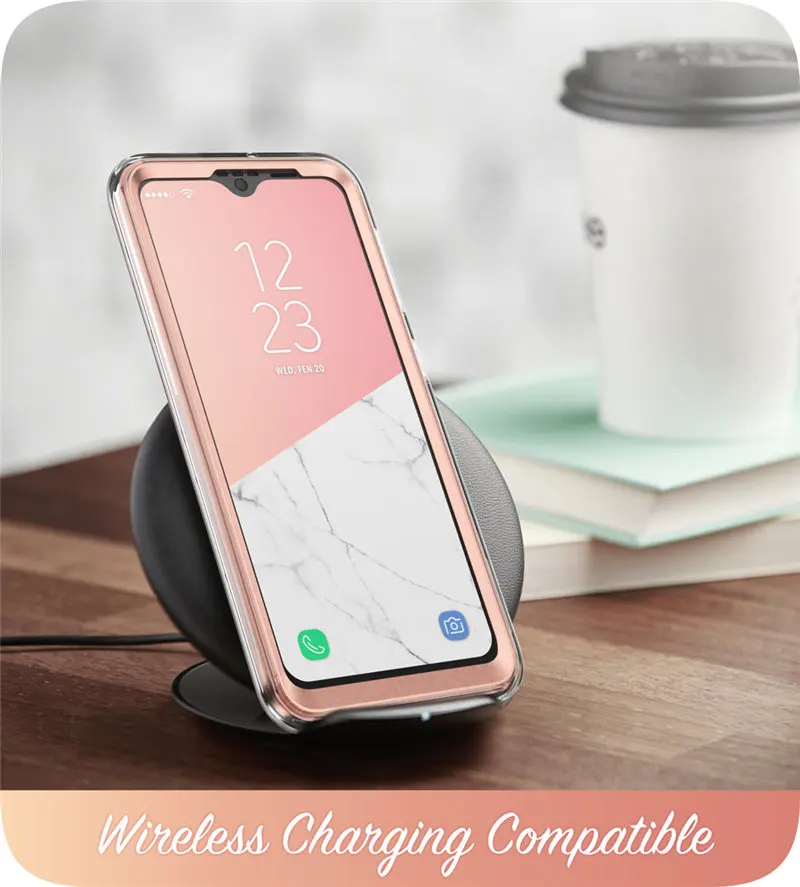 Чехол для samsung Galaxy A10e( выпуск) i-Blason Cosmo Full-блеск для тела мраморный бампер чехол со встроенным протектором экрана