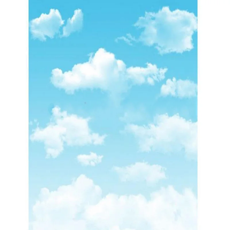 Blue Sky White Cloud Studio Photography Background Photo Backdrop Props