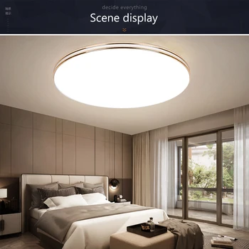 

TSLEEN Ultra Thin Ceiling Light Round Panel Down Living Room Wall12/18/24/36/72W Light Modern Hallway Lamp Led Ceiling Lighting