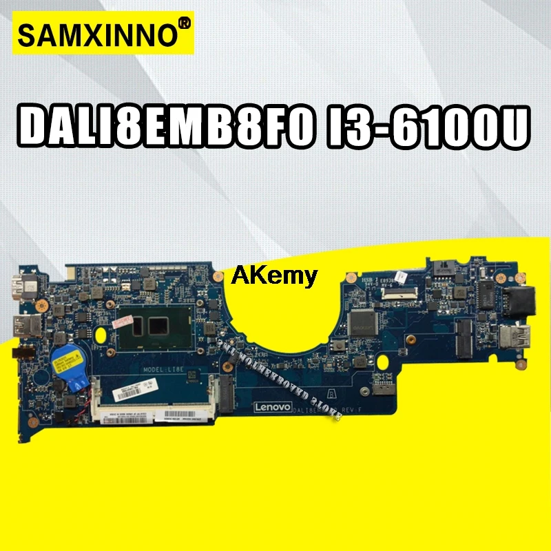 

DALI8EMB8F0 FRU 01AV948 for Lenovo ThinkPad YOGA 11E Laptop Motherboard SR2EU I3-6100U DDR3L