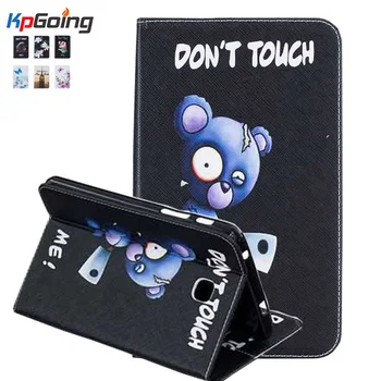 

For Samsung Galaxy Tab A 7.0 SM-T280 SM-T285 funda cartoon print pu Leather cover for Samsung T280 T285 case Tablet cases