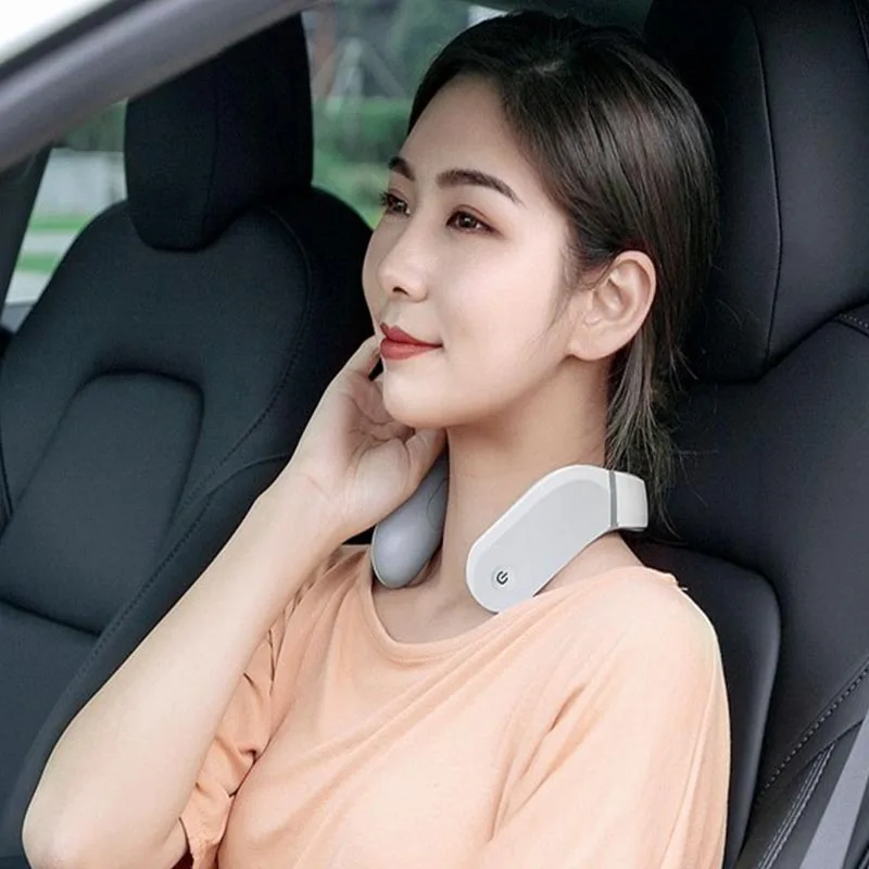 Xiaomi Jeeback шейный массажер G2 шейный массажер Дальний инфракрасный нагрев забота о здоровье l-образная одежда с Mijia App массажер для шеи