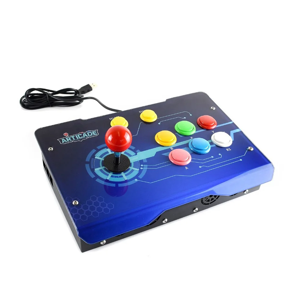 ShenzhenMaker Waveshare Arcade-D-1P USB аркадная коробка управления Raspberry Pi/PC/notebook/OTG Android Phone/Tablet/Smart tv 1 плеер