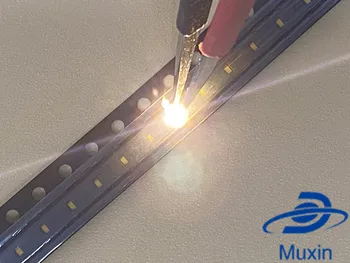 

500 pcs SMD SMT 0402 1005 led Ultra Bright Warm white LED lamp light