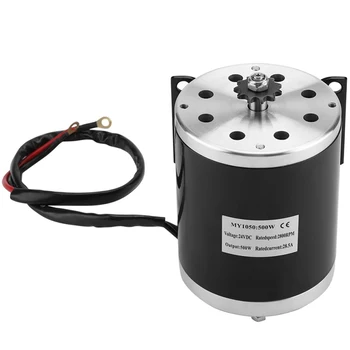 

500W DC 24V Electric Wire Drawing Motor with Bracket DIY Electric Scooter E Bicycle Kart