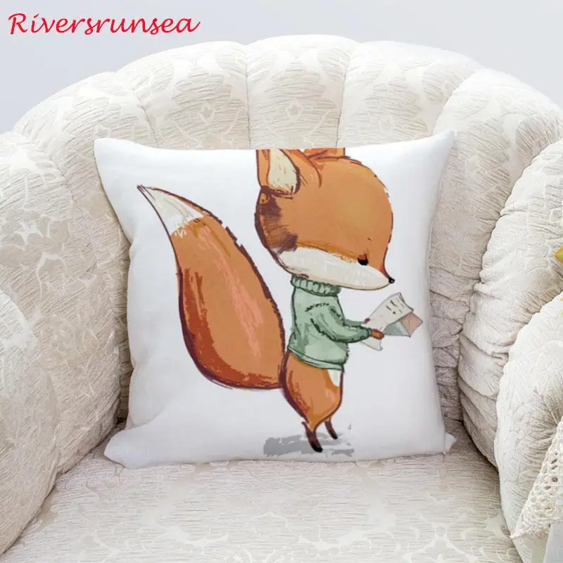 Minimalist Decor Cute Rabbit Cushion Lovely Animal Mouse Squirrel Deer Bunny Pillow Best Friend Postman For Children Kids Gift