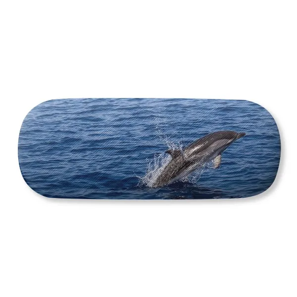 

Ocean Water Killer Whale Nature Picture Glasses Case Eyeglasses Clam Shell Holder Storage Box