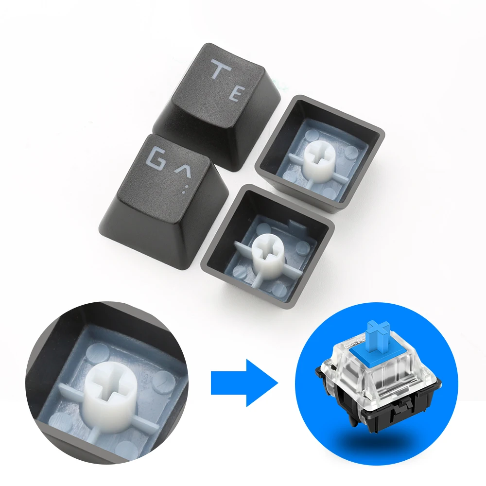  Redragon 87 Russian Key caps for mechanical keyboard key caps For Cherry MX style mechanical keyboa