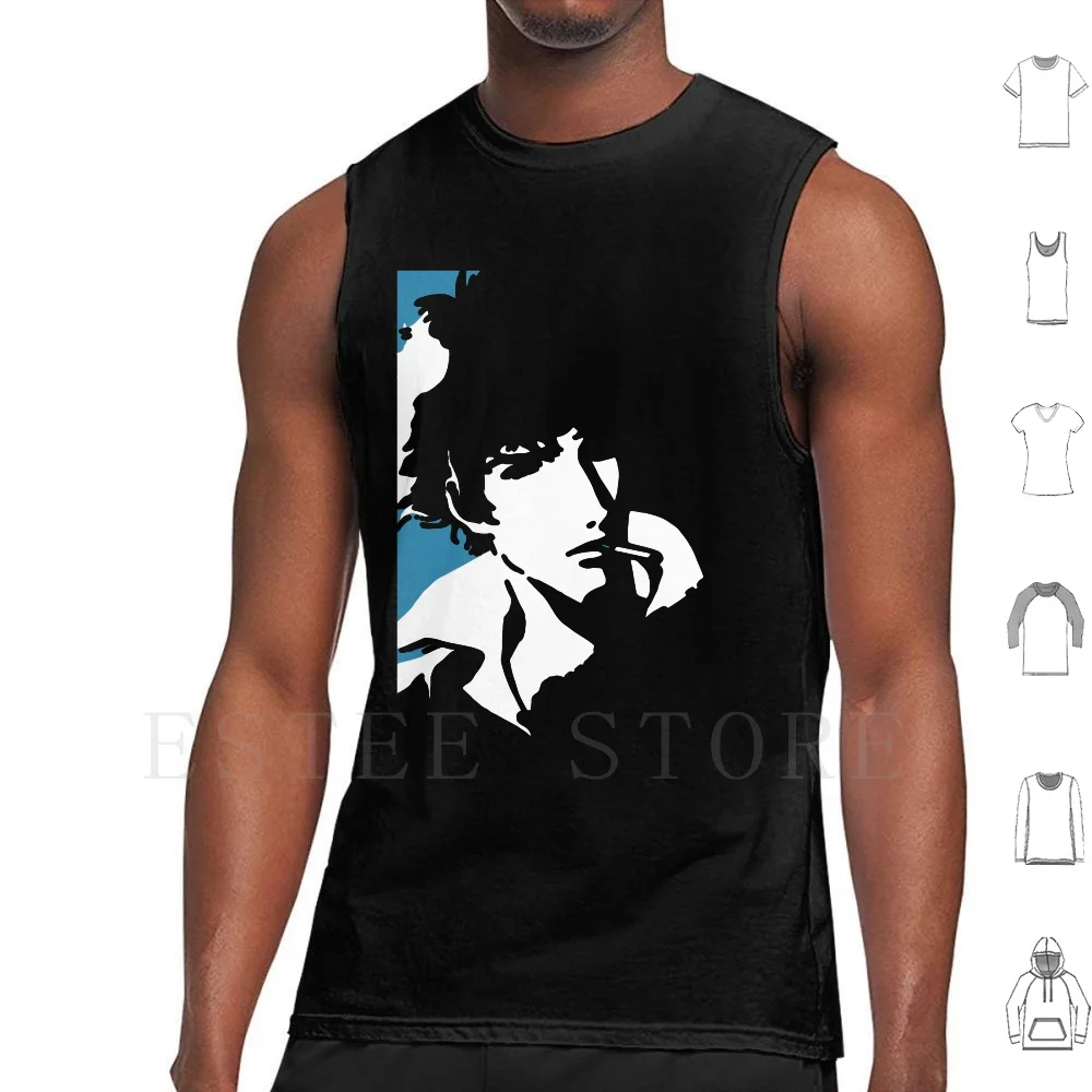 Cowboy Bebop Retro Vintage Canotte Gilet Senza Maniche Cowboy Bebop Anime Bebop Cowboy Manga Space Spike Spike Cowboy Bounty